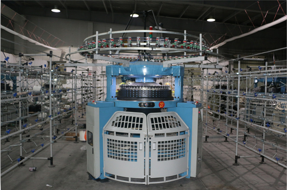 Good Stability Double Jersey Circular Knitting Machine Fast With Simple Structure